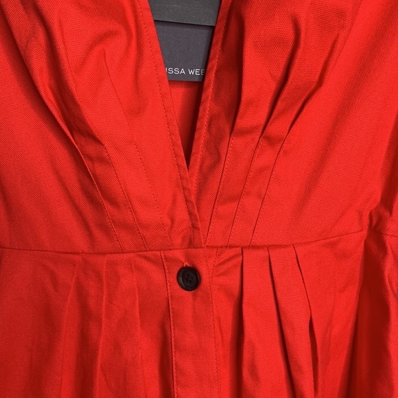 Marissa‎ Webb Janelle Lightweight Canvas Dress in Rouge - Picture 7 of 8